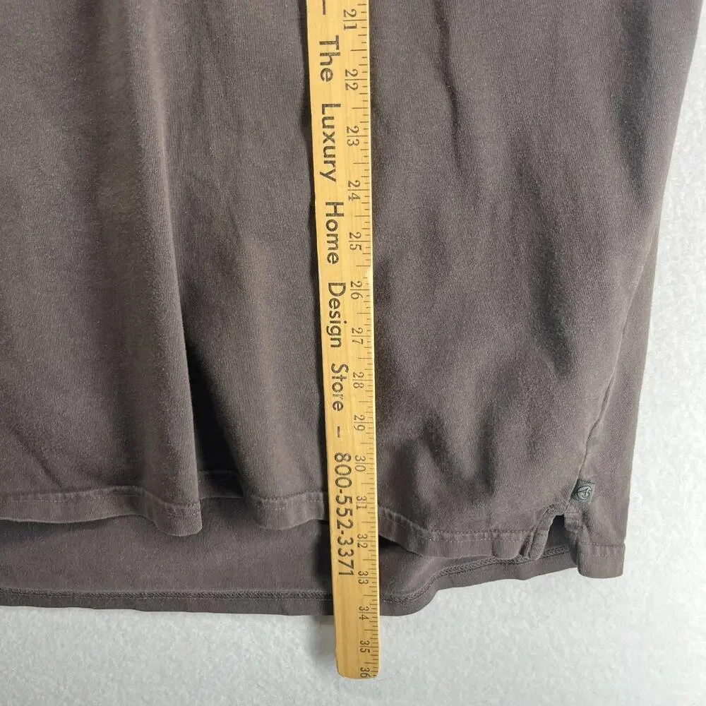 THE NORTH FACE Shirt Mens XXL Tee A5 Series Evolution Cotton Long Sleeve Brown